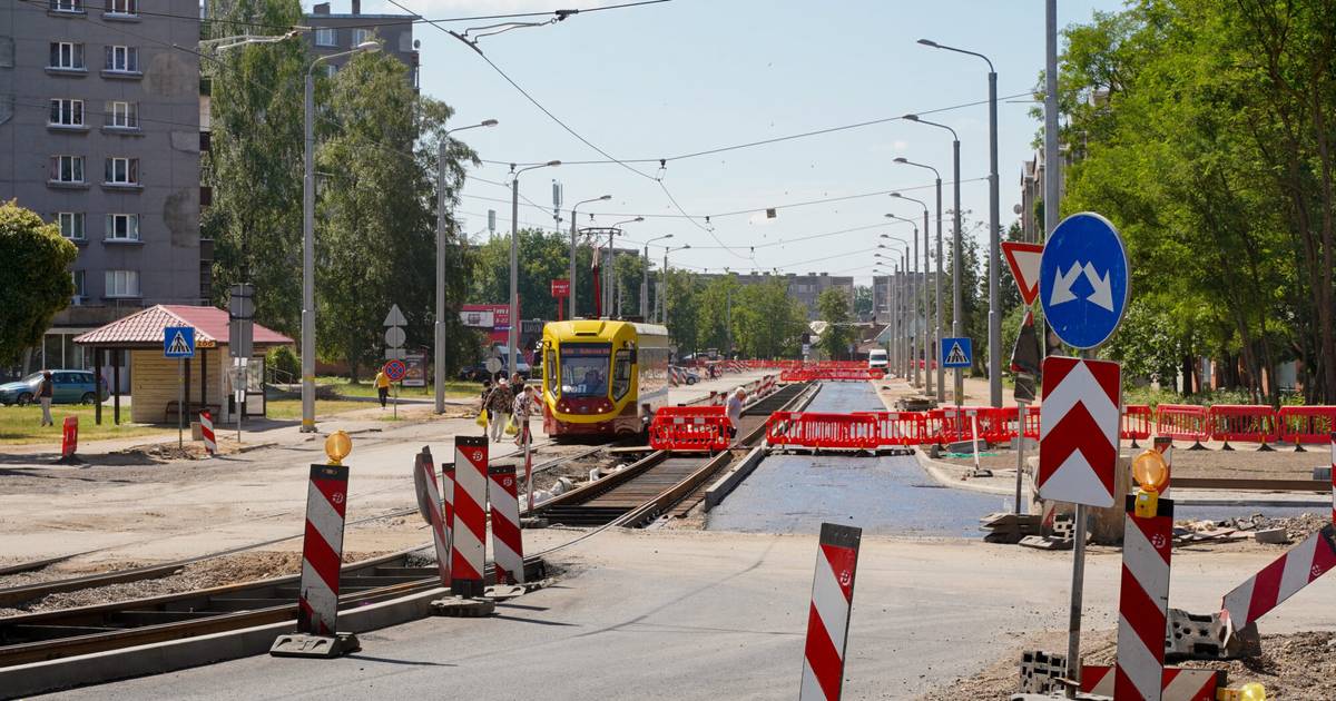 Tramv. infrastr.projekts Smilsu iela